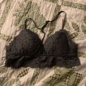 Grey Halter Bralette